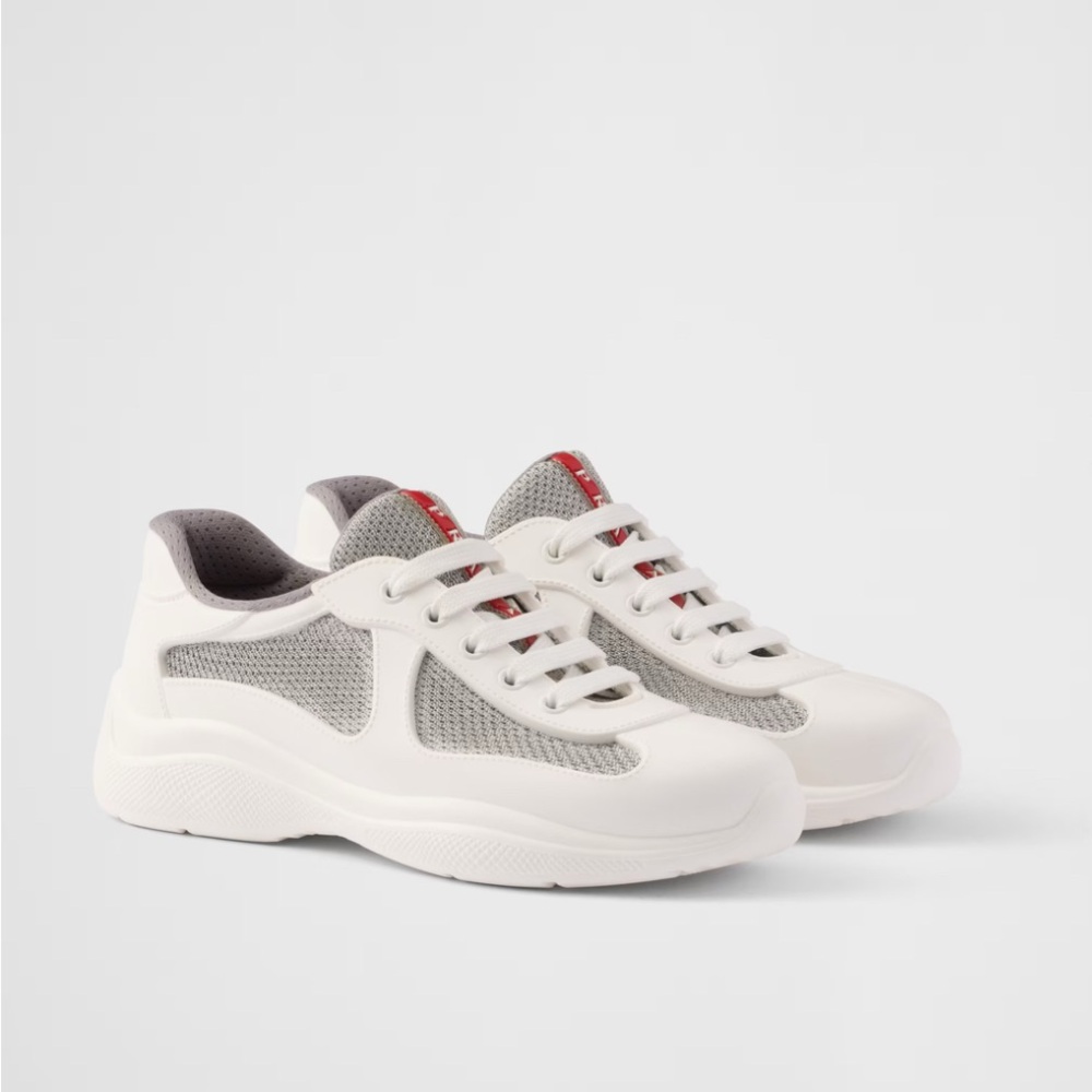 Prada America's Cup Soft rubber and bike fabric sneakers